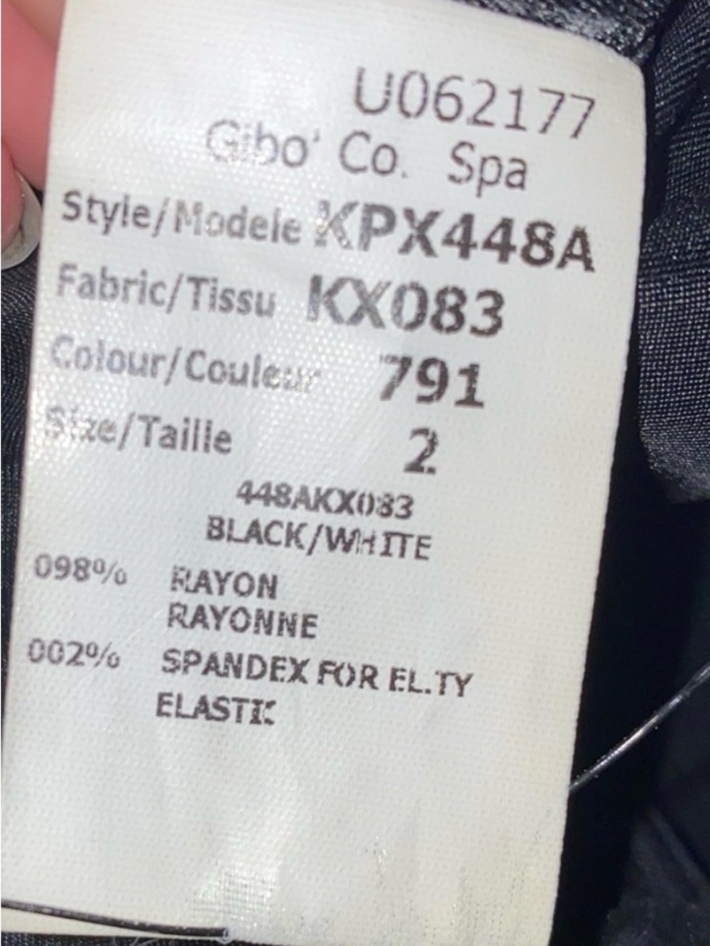 Michael Kors Black & White Abstract Print Midi Dress Size 2 Made in Italy - Picture 10 of 15